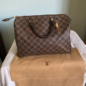 Louis Vuitton speedy 30 Damier